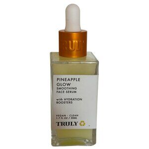 TRULY Pineapple Glow Smoothing Facial Serum 1.7 Fl Oz Hydration Boosters Vegan